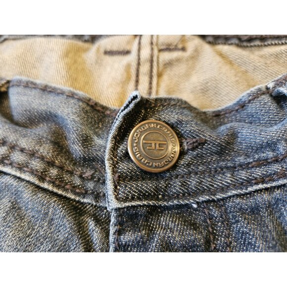 Jordan Craig Jeans Mens 36 x 32 * Fits Like 34" Straight Wide Denim Pants - Picture 5 of 16